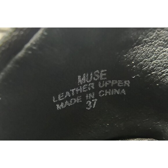 Ash Hi Top Sneaker Womens 37 Black Muse Lace Up Round Toe Crocodile Print Casual - Picture 13 of 14